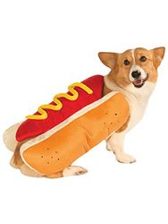 Costume Officiel Rubie's Hot Dog Food pour Animal Domestique, Taille L