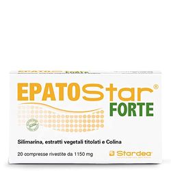 EPATOSTAR®FORTE | Reiquilibrante | Depurativo | Funzione Epatica | Integratore Alimentare | Silimarina | Colina | Inositolo | 20 Compresse | Senza Glutine | Stardea