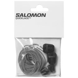 Salomon Quicklace Kit, Kit d'entretien des Chaussures Mixte, FTW Silver/Black/Black, NS