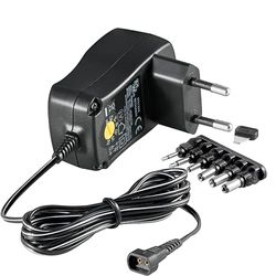 goobay 67952 Indoor Black power adapter/inverter 67952, 100-240, 1.5 A, Indoor, Universal, Black, 1.8 m