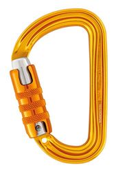 Petzl M39A TL ny Sm'D ultralätt asymmetrisk karbinhake, triact-lås, gul