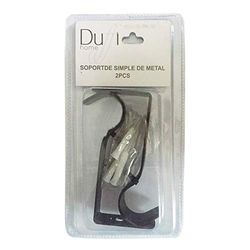 Duffi Home - 2 supporti in metallo, 19 mm