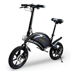 Urban Glide Draisiana elétrica Glide, guiador fixo, preto
