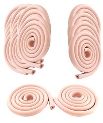 HIMRY® 40 Metros Protector Borde Forma de U, Espuma para Borde de Mesa de Vidrio, Anticolisión Tira para Bebés y niños, Protectores para Bordes, Extra DENSOS. 20x2M, Rosado KXD7003 Pink