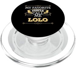 Lolo Grandpa My Favorite People Call Me Lolo PopSockets PopGrip para MagSafe