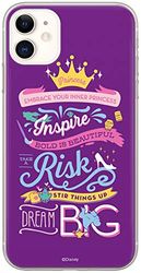 ERT GROUP mobiltelefonfodral för Apple Iphone 11 originalt och officiellt licensierat Disney mönster Princess 003 Vit optimalt anpassad till formen på mobiltelefonen, fodral tillverkad av TPU-plast