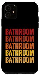 Coque pour iPhone 11 Définition salle de bain, salle de bain