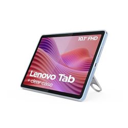 Lenovo Karta WUXGA 10,1" (MediaTek Helio G85, 4 GB RAM, 64 GB, 60 Hz, 2 głośniki, Wi-Fi 5, Bluetooth 5.3, Android 14) Polar Blue - w zestawie przezroczyste etui