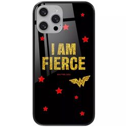 ERT GROUP etui na telefon Apple Iphone 13 MINI, case oryginalny i oficjalnie licencjonowany przez DC, wzór Wonder Woman 026, wykonany z hartowanego szkła, etui ochronne