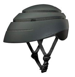 Opvouwbare fietshelm voor volwassenen (Closca Helmet LOOP). Helm voor fietsen en elektrische step/scooter voor dames en heren (uniseks). Gepatenteerd ontwerp. (Zwart/zwart, maat L)