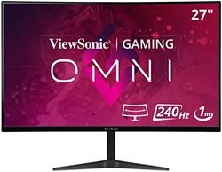 ViewSonic VX2719-PC-MHD - Gaming - monitor LED - curvo - 27" - 1920 x 1080 Full HD (1080p) @ 240 Hz - VA - 250 cd/m² - 4000:1-1 ms - 2xHDMI, DisplayPort - Speakers