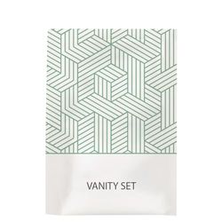 250 stycken - Vanity Set vit mantlad terapi 6 x 10,5 cm