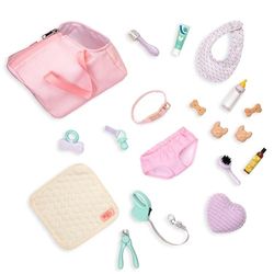Our Generation BD35213Z Deluxe puppyverzorgingsset, verschillende