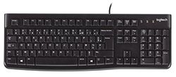 Logitech K120 Wired Business Keyboard, AZERTY French Layout - Black