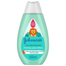 Johnson's Baby No More Shampoo för barn, lämnar håret mjukt, smidigt och lätt att styla, 500 ml