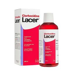 CLORHEXIDINA - Colutorio 0,12% 500 ml, Eficaz Antiséptico, Elimina Microorganismos de la Placa Bacteriana, Sabor Agradable, Ideal Gingivitis y Periodontitis