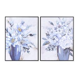 CUADRO LIENZO PS 60X3,5X80 FLORERO 2 SURT.