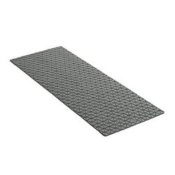 TATAY Alfombra de Bañera Antideslizante de Caucho SBS - TP con 126 Ventosas, Rectangular, Diseño Diamond, Gris. Medidas 97 x 36 cm