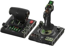 Turtle Beach VelocityOne Flightdeck - Joystick et Manette du Système de Simulation Universelle HOTAS avec écran tactiles, HUD Monté sur Manche et Capteurs sans Contact pour Windows 10 & 11