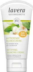 Lavera Naturkosmetik Mattifying Balance Cream Organic Green Tea and Organic Calendula, Pack of 1 (1 x 50 ml)