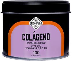 Collagène + Acide Hyaluronique + Coenzyme Q10 + Vitamines C, A, D, B12-100 Gélules - Très Concentré - Collagène pour des Articulations Fortes, Peau Douce, Cheveux, Os Ren