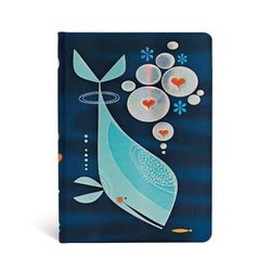 Paperblanks Diari a Copertina Rigida La Balena e il suo Amico | Righe | Midi (120 × 170 mm): Lined Midi