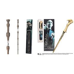 The Noble Collection- Harry_Potter Figurine, NN0004, Multicolore & Noble Collection The Lord VoldemortPVC Wand and Prismatic Bookmark