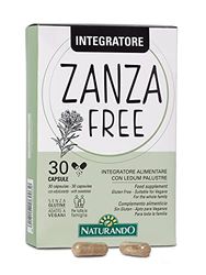 Naturando ZanzaFree complemento alimenticio con Ledum Palustre, Salvia y levadura de Cerveza - 30 cápsulas