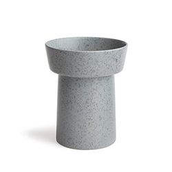 Kähler 692548 Ombria Vase, Earthenware, Slate Grey