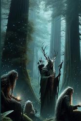 Carnets et Journaux Fantastiques: Couverture souple: Elfes des Bois - Wetherid