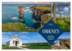 Orkney, Inselwelten aus Licht und Legenden. (Wandkalender 2024 DIN A2 quer), CALVENDO Monatskalender: Orkney liegt dort, wo Schottland aufhört und das Träumen anfängt.