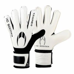 HO Soccer Trainer Pursuit FL White Gants de Gardien de But Unisexe pour Enfant Blanc/Noir Taille 3,5