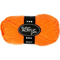 421709 50g 80m Neon Oranje - Acryl Dubbele Gebreide Wol