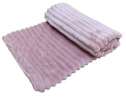 Croci Hyg Couverture pour Chat et Chien Petite Niche pour paniers Tapis de canapé pour lit et Voiture Rose Poussière 70 x 50 cm