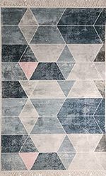 Mani TEXTILE TPS_TREN_PAST160 tapijt, polyester, grijs, 160 x 230