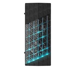 AZZA Onyx 260 X RGB Gaming Caso con ventana de vidrio templado y refrigeración por agua listo torre media - Negro, Onyx 260X RGB Blanco