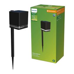 Philips Virona Borne Solaire d’Extérieur, 2700 K, 200 lm, Noir