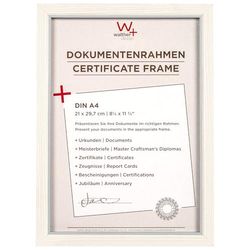 walther design Picture frame DIN A4 21x29,7 cm white, Hygge Wooden frame, NC130W