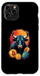 Bull Trading Trader Bitcoin Bull Market Crypto Investor BTC Case for iPhone 11 Pro