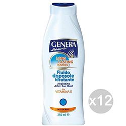 Genera genererar 12 after Sun återfuktande vitamin och ML 250 garveri för hav och sommar, flerfärgad, unik