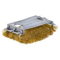 RÖSLE Brosses de rechanger SlideX brass, tête de nettoyage de rechange de qualité supérieure pour la brosse de nettoyage SlideX, pour grilles émaillées et chromées