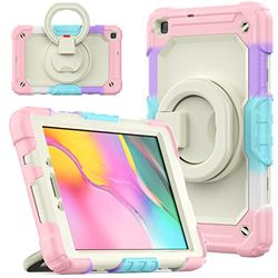 Hoes voor de Samsung Galaxy Tab A 8,0 inch 2019 (SM-T290/T295), robuuste hoes met draaibare standaard, handriem, schouderriem, pantserhoes voor de Galaxy Tab A 8,0 inch