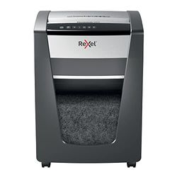 Rexel Momentum M515 Destructeur Coupe Micro, Jusqu'à 17-15 Feuilles (70-80 g/m²), Corbeille 30L, Noir, 2104577EU