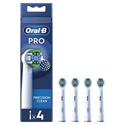 Oral-B Pro Precision Clean Brossettes pour Brosse à dents électriques, Pack De 4 Unités