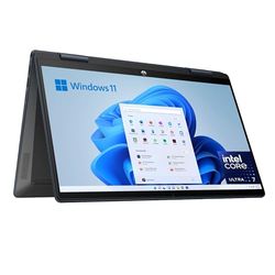 HP Pavilion x360 14-ek2004ns - Ordenador portátil de 14" Full HD Intel Core 7, 16GB RAM, 512GB SSD, Intel Iris Xe Graphics, Windows 11, Azul - Teclado QWERTY Español