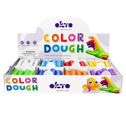 Okto - 96 confezioni di 8 colori di argilla secca all'aria per scolpire - Kit di plastilina colorata - Argilla da modellare ideale per bambini - Argilla magica per progetti creativi e sculture