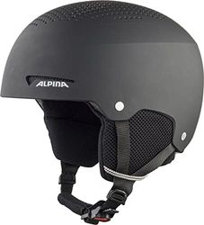 ALPINA Unisex - Kinderen, ZUPO Skihelm, black matt, 48-52 cm