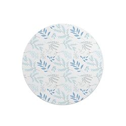 Questo Casa, Tapis de Souris Rond imprimé numérique avec Fond antidérapant pour Bureau et Maison Diamètre 22 cm