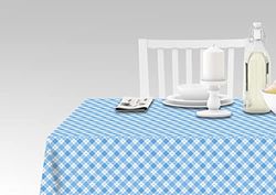 Doge Milano Tovaglia da cucina con stampa digitale, 100% Made in Italy, Tovaglia antiscivolo per sala da pranzo, lavabile e antimacchia, Modello Maiolica - Ruth, cm 240x140