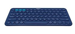 Logitech K380 Wireless Multi-Device Keyboard, QWERTY Italian Layout - Blue